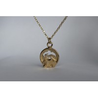 Recycled 9ct Gold pendant-Elephant