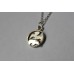 Recycled sterling silver pendant - Polar Bear